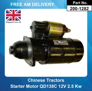 Motor de arranque para el tractor chino QD138C 2408002210003 200-1282 - Imagen 1 de 6