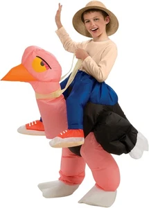 Big Boys' Inflatable Ostrich Costume, One Size for 5-7 Years - Picture 1 of 5