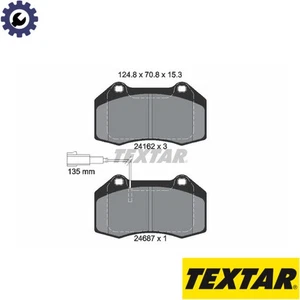 BRAKE PAD SET DISC BRAKE 2416202 FOR ALFA ROMEO MITO ABARTH GRANDEPUNTO 1.4L - Picture 1 of 8