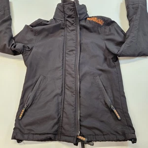 SUPERDRY Double Blacklabel Dark Brown Jacket Size S - Picture 1 of 14