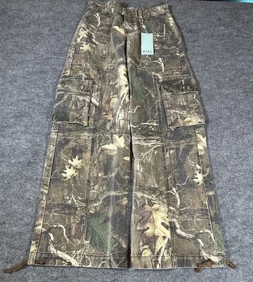 NWT Revice Denim The Amelia Oakland Baggy Wide Leg Camo Cargo Pants Women’s 24 - Image 1 of 4