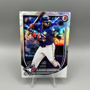 2025 Bowman #27 Vladimir Guerrero Jr. Retro Logo Foil SSP *CASE HIT* Blue Jays - Picture 1 of 2