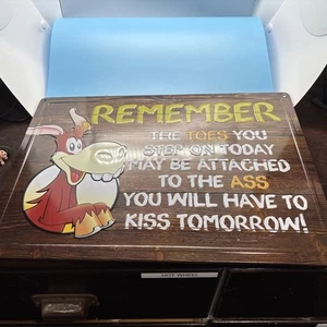 12" x 17" Metal FUNNY Joke Tin Signs: - Picture 1 of 3