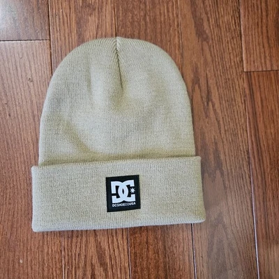 Nuevo gorro DC Shoe Co EE. UU. 100 % acrílico beige Foto 1 de 4