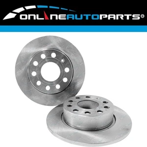 2 x Rear Disc Brake Rotors for VW Jetta 1KM 4cyl 1.4L CAVD 2009~2010 253mm - Picture 1 of 1