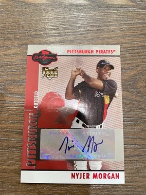 2008 Topps Co-Signers #105 Nyjer Morgan Signers - Silver Red #/500 — 第 1/2 张图片