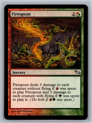 Magic The Gathering Shadowmoor Firespout #205/301 MTG TCG CCG - Image 1 of 2