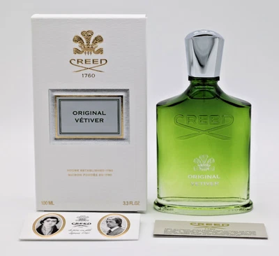 Creed Original Vetiver 100 ml/3,3 oz NUEVO B# F003325 auténtico por Finescents Foto 1 de 4