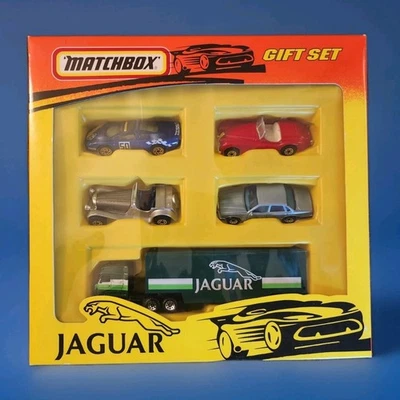 Matchbox Z96 JAGUAR Gift Set  50021.20 NIB 1993 SS100, XK120, XJ6, XJ220, Hauler - Image 1 of 4