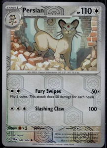 Persian Reverse Holo 49/64 Pokemon SV: Shrouded Fable - Picture 1 of 2