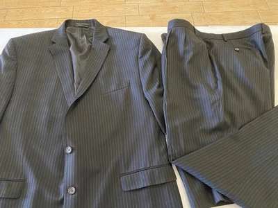 Men’s Lauren Ralph Lauren Wool 2PC Suit Jacket 48L & Flat Front Pants 44x32 - Image 1 of 4