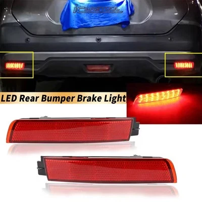 Красный объектив светодиодный бампер отражатель задний стоп-сигналы стоп-сигналы для Infiniti FX35 FX37 FX50 - Изображение 1 из 4