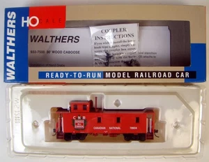 Walthers 932-7510 Canadian National  Wood Caboose #78934 Mint HO Scale - Picture 1 of 2