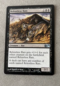 Magic The Gathering Magic 2010 Relentless Rats #108/249 MTG TCG CCG M10 - Picture 1 of 2