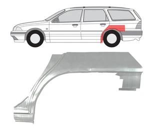 Ford Mondeo 1993-2000 Kombi Heckflügel Reparaturblech / Links - Bild 1 von 3