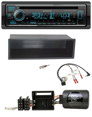 Kenwood Lenkrad Bluetooth DAB USB CD Autoradio für Citroen C2 2006-2010 C3 2006- - Bild 1 von 4