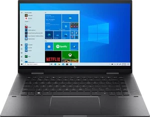 HP ENVY x360 2in1 15.6" TS Laptop - Ryzen 5 8GB RAM-256GB - Black - 15M-EU0013DX - Picture 1 of 6