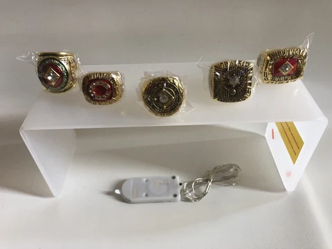 Cincinatti Reds MLB WORLD SERIES Championship Rings Set Baseball Game Room Decor Cover