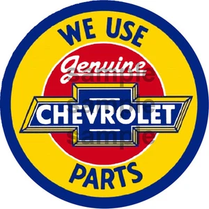 2 INCH CHEVROLET PARTS DECAL STICKER SEVERAL SIZES AVAILABLE  - Picture 1 of 1