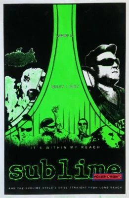 Sublime Lovin' Is What I Got Vintage Black Light Poster 23 x 35 - Image 1 of 4