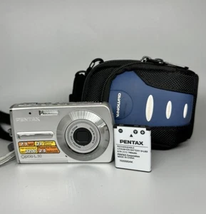 Pentax Optio L30 7.1MP Compact Digital Camera With Case, Silver - Tested - Picture 1 of 13