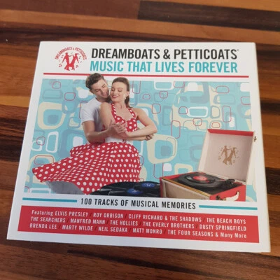 VARIOUS: Dreamboats & Petticoats - Music That Lives Forever  DIG  > EX/-(4CD) - Bild 1 von 3