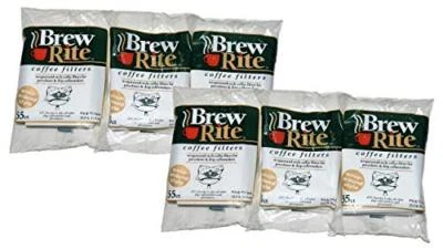 KOIFITA Brew Rite Rockline Wrap Around Percolator Coffee Filters 6packs Of 55ct