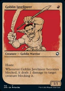 MTG 4x GOBLIN JAVELINEER EXC - GIAVELLOTTIERA GOBLIN - AFR X EN - MAGIC - Picture 1 of 1
