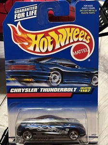 1999 Hot Wheels • CHRYSLER THUNDERBOLT • Collector #1107 • Blue • 3sp Wheels - Bild 1 von 2