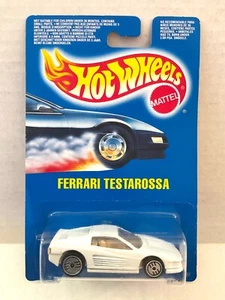 Hot Wheels FERRARI TESTAROSSA - WHITE - 1990 BLUE CARD International ONLY (1897) - Bild 1 von 4