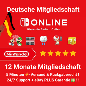 🔥 Nintendo Switch Online + 12 Monate ❗ Spracheinstellung: Deutsch & eBay Garant