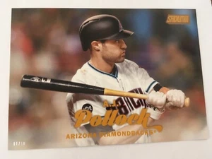 2017 Topps Stadium Club Jumbo 5x7 A.J. Pollock DBacks 192 #’d 01/10 Gold - Picture 1 of 1