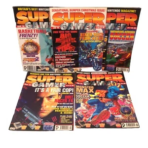 Super Gamer Vintage 1990s Video Game Magazine Lot X5 - Picture 1 of 5