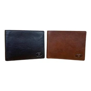IL KUOIO PORTAFOGLI UOMO SEMPLICE in PELLE con 8 fessure CARTE Made Italy KT003 - Imagen 1 de 10