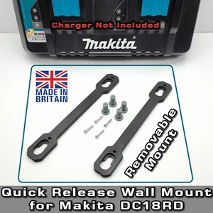Soportes de montaje en pared para cargador de batería doble Makita DC18RD LXT - desmontables - Imagen 1 de 6