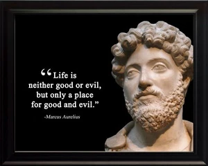Marcus Aurelius Life is neither nothing Poster Print Picture or Framed Wall Art - Picture 1 of 15