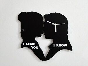I love you, I Know - Silhouette Wall Clock