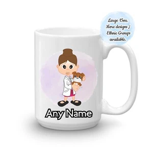 Taza veterinaria grande personalizada de 15 oz veterinario cirujano animal médico enfermera regalos - Imagen 1 de 27