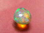 Sparking Bright Rolling Colour Pattern Natural Solid Crystal Opal 0.62 Carat