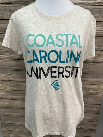 NWT Camp David Coastal Carolina Chanticleer Gray Teal NCAA Shirt Medium Cover