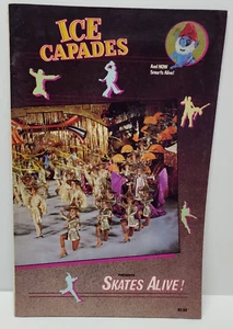 Vintage 1982 ICE CAPADES SKATES ALIVE Souvenir Program - Picture 1 of 5