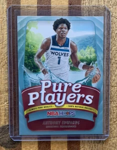 2022 Panini NBA Hoops Pure Players ANTHONY EDWARDS #3 - Timberwolves - Picture 1 of 2