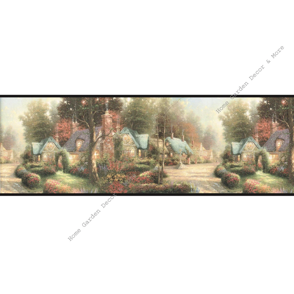 Thomas Kinkade Imperial Prepasted Wallpaper Border 2 Rolls/5 Yds Each # 30882110