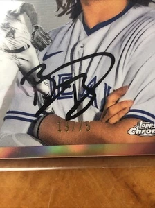 BO BICHETTE. TOPPS CHROME refractor #’d /75 - Picture 1 of 3