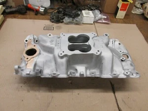 Marine Big Block Chevy BBC 396-502 puerto rectangular admisión 6269318 revestimiento de latón 318 - Imagen 1 de 12