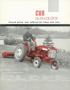 IH International Cub Lo-Boy Tractor with Fast Hitch Color Dealer Brochure Specs - Picture 1 of 10