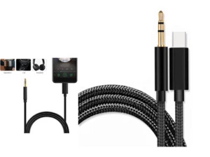 USB-C to 3.5mm AUX Jack Headphone Audio Male Cable For iPhone 16 16 Plus 16 Pro - Picture 1 of 3