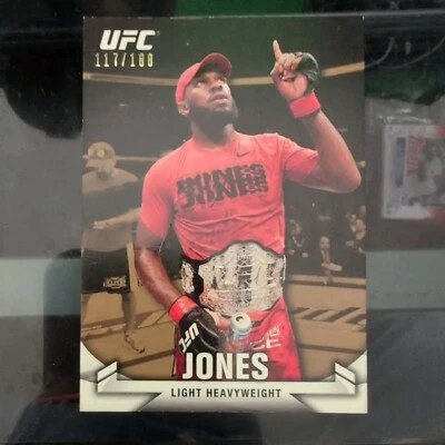 2013 TOPPS UFC KNOCKOUT GOLD 117/188 JON BONES JONES MMA  #25 - Image 1 of 2