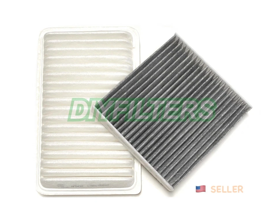 Filtro de aire de cabina de motor y carbono para TOYOTA HIGHLANDER no híbrido 2008-2013  Foto 1 de 1