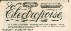 Electropoise 1899 Quack Medicine Vintage Print Ad - Picture 1 of 2